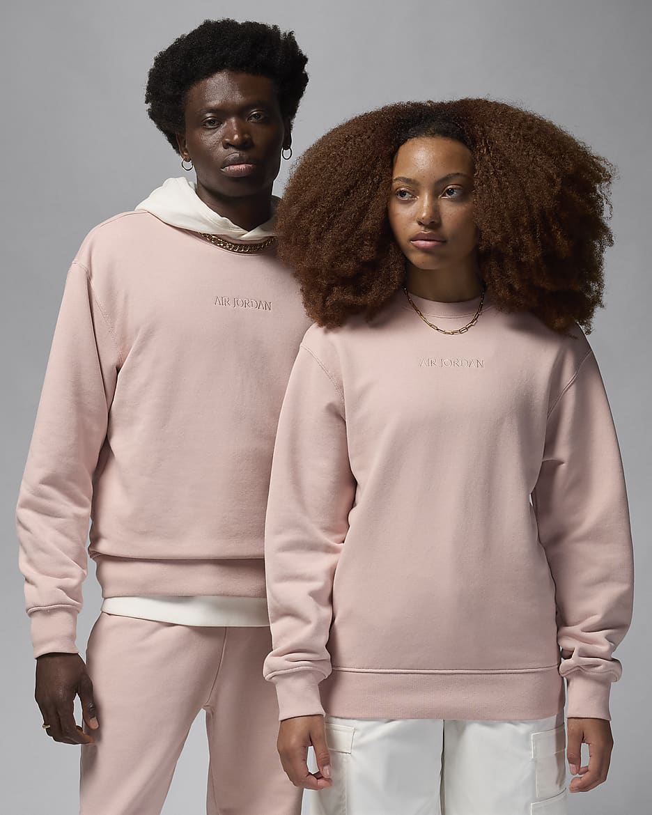 Air Jordan Wordmark Men s Fleece Crew Neck Sweatshirt. Nike HR